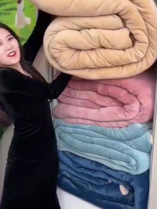 #被芯 #加绒保暖 #柔软舒适#床上用品#牛奶绒被子