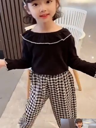 女童防蚊裤夏季薄款休闲洋气灯笼裤儿童裤子女宝宝夏装宽松长裤潮#@好物分享🔥