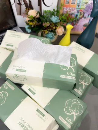 优可柔洗脸巾新品尝鲜到手6大包价格也太合适啦!加大加厚品质可好了#洗脸巾 #一次性洗脸巾
