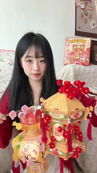 新年新才艺‼️有手就会的新年花灯来咯🏮 #我的手工作品 #手作diy #手工 #手工diy #手工灯笼