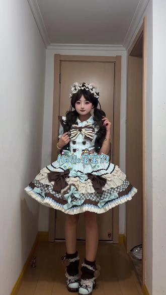 Lolita原相机测评:海豹霜糖屋の薄巧小熊饼 #lolita #洛丽塔 #lo裙 #抖音风格实验室 #测评