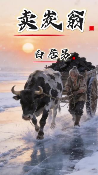 白居易《卖炭翁》被编入人教版初中语文八年级下册#古诗词背诵