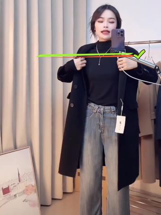 【反季专场】快衣布小个子定制百搭保暖显瘦气质双面羊毛大衣#反季特卖 #小个子穿搭 #修身显瘦 #双面羊毛大衣 #穿出自己的风格