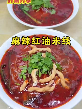 最近的晚餐真的是被这个西安的#麻辣米线 承包了,麻辣鲜香,Q弹筋道#红油米线 #太好吃了 #麻辣红油米线 #好吃到停不下来