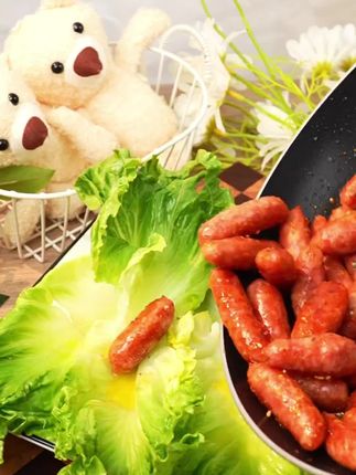 韩式风味肠好吃 #美食厨房 #美食制作教程
