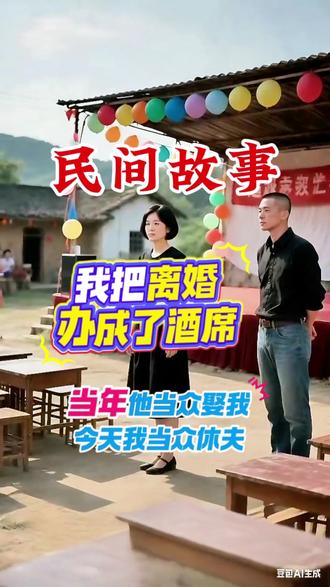 “当年结婚,他当众发誓,今天离婚,我请全村见证我的付出,要一个堂堂正正的结局。这席散伙饭,你们觉得该摆吧?完整故事都在视频里,感谢大家支持。”#民间故事 #家庭情感 #农村生活 #情感故事 #婚姻故事 @DOU+小助手 @抖音小助手 @
