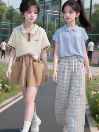 #穿搭显贵傻瓜公式 #夏日通勤休闲穿搭 #用度假风拿捏夏日松弛感 #女童穿搭 #夏日穿搭有这搭配公式就够了