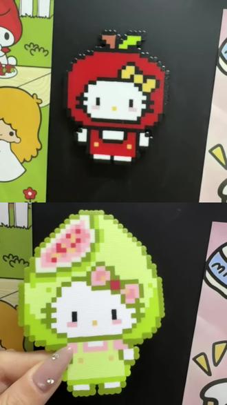 每日拼豆5|水果Kitty猫🍎
水果系列真的太可爱了 争取做满十二个 做一个水果KT时钟
图源🍠purple呆呆
#拼豆 #拼豆教程 #拼豆图纸 #hellokitty #拼豆日常