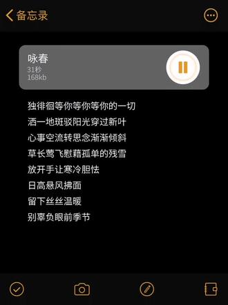 #歌曲#咏春#自己唱的歌#作品是自己