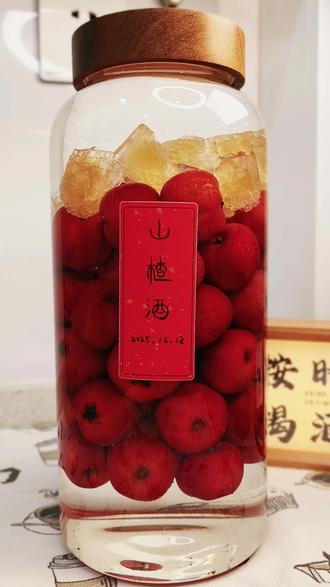 泡了一罐又一罐的,那一定是山楂酒了#山楂 #果酒 #微醺时刻 @抖音小助手