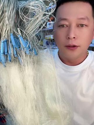#单层三层渔网粘网加密丝网沉网捕鱼网鲫鱼鲤鱼鲢鱼沾网挂网