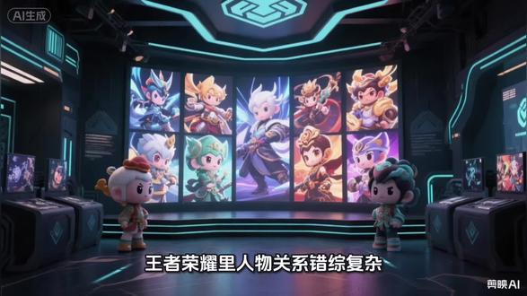 王者荣耀历史人物关系介绍,#游戏人物关系 #冷知识科普 #禁止废话