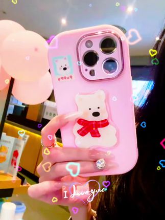 又萌又可爱,适合佩戴 #手机壳 #萌宠 #心动