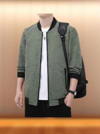 男士春秋高档夹克外套#夹克外套#夹克#休闲外套#男装#品质男装