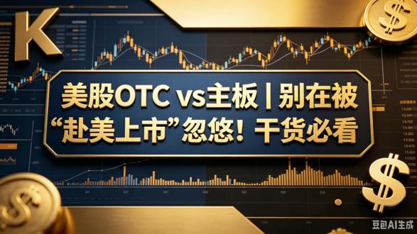 美股OTC vs主板,一条视频讲清楚!#美股OTC上市避坑指南 #赴美上市别被忽悠#资本市场干货科普#OTC与主板真实区别#普通人看懂资本套