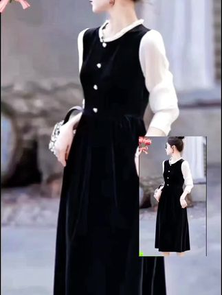 2025早秋新款高档通勤女装连衣裙气质高级感修身显瘦职业裙子#强烈推荐 #看过来 #爱了爱了 #完美搭配 #连衣裙