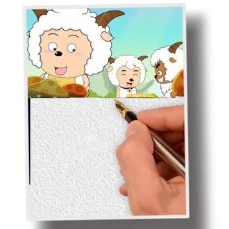 懒羊羊简笔画~#简笔画 #绘画 #手绘 #日常瞎画 #画渣本渣