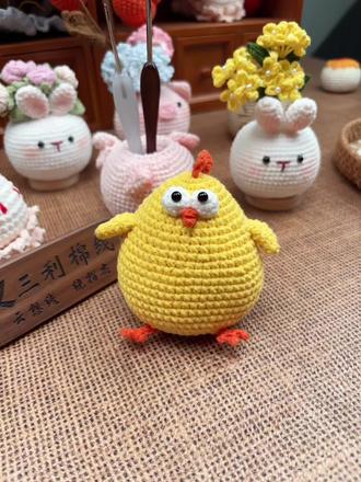 墩墩鸡钩织全过程