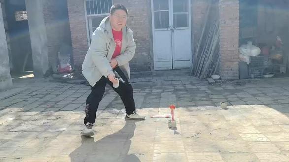 穿天猴的正确玩法#烟花炮竹