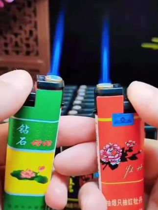 蓝焰直冲打火机#打火机 #打火机个性定制 #打火机又火了 #奇葩打火机 #创意打火机