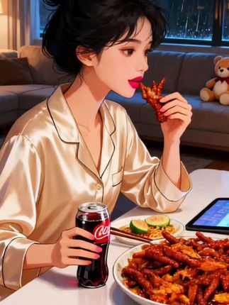 宅家的快乐时光,一盘鸡爪、一杯可乐,治愈感满分!😋🍗 #美食日常 #宅家美食
