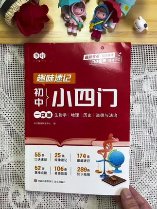 这套书把初中三年小四门和数理化抓分常考的知识点都总结好了。有漫画有口诀。方便孩子记忆#小升初#初中小四门#初中数理化