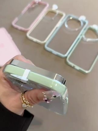 高颜值透色适用iPhone16手机壳14苹果15promax小米13华为vivoppo#手机壳