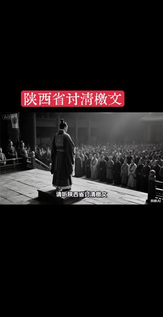 陕西省讨清檄文