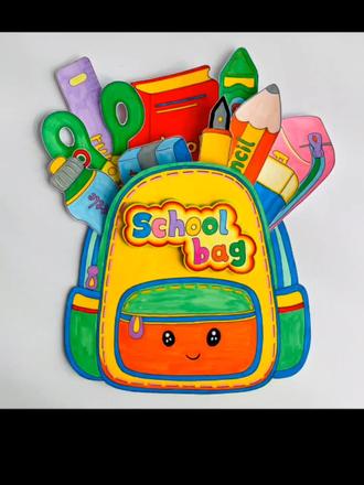 英语我的书包电子版可打印三四年级MY Scholl bag模板读书卡#英语我的书包电子版可打印三四年级MY Scholl bag#模板读书卡 #学生党必备 #手工制作