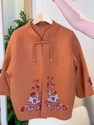 #妈妈装#秋冬款两件套#中秋节 #源头工厂实力厂家 #面料柔软舒适