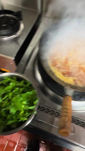 #山海关菜系 #鑫禧禾 芹菜叶炖土豆条.