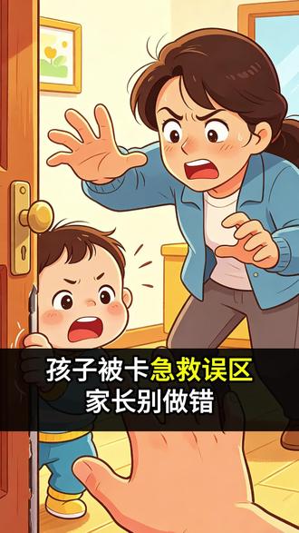 孩子被卡误区,家长别做错了 #儿童急救措施 #居家安全隐患 #儿童安全教育 #育儿安全 #安全科普