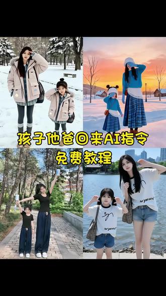 孩子他爸回来ai指令 孩子他爸什么时候回来 孩子他爸ai指令 ai小孩合照指令 ai小孩和自己合照 #豆包p图指令双人合照小孩 #豆包p图指令双人合照小孩口令 #孩子他爸回来ai指令 #豆包ai #豆包P图已经nextlevel了