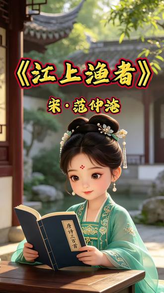 第29集 | 《江上渔者》宋·范仲淹 江上往来人,但爱鲈鱼美。君看一叶舟,出没风波里。#古诗动画 #古诗词 #唐诗三百首 #国学启蒙 #江上渔者