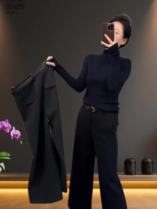 #休闲裤#九分裤#显高显瘦显腿长 #多色可选时尚百搭 @十二服饰