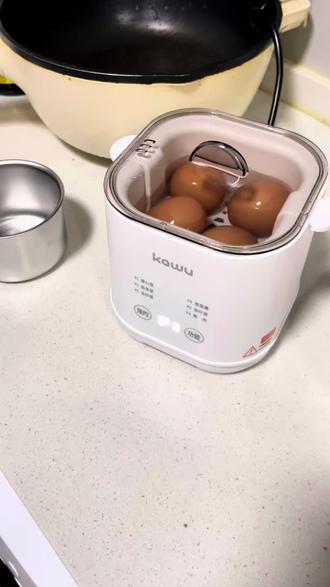 #懒人必备 9分12秒的鸡蛋,我用煮蛋器煮不用计时#小家电 #必备好物 #早餐