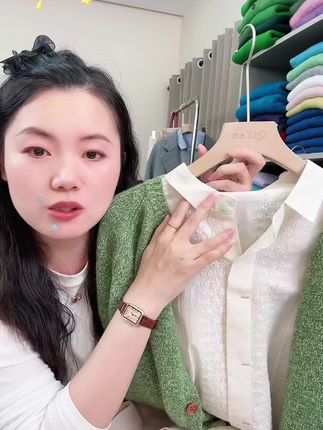 小翻领万针刺绣衬衣,#强烈推荐 质感细腻,设计简约大方,#质量杠杠的好 谁穿谁好看!✨🧥 #强烈推荐 #新款