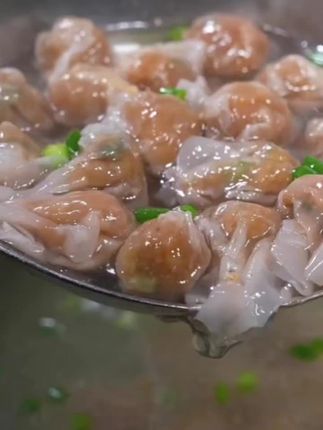 在福州逢年过节必吃的丹阳水晶手工肉燕,颗颗饱满好吃!