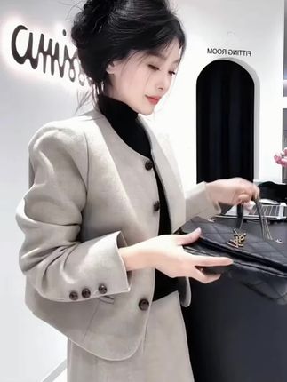 2025秋季新款时尚显瘦气质网红高档套装