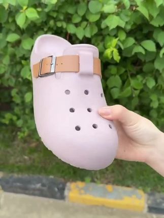 勃肯洞洞鞋#洞洞鞋#勃肯洞洞鞋#一脚蹬#夏季半拖#脚宽脚胖都可以驾驭