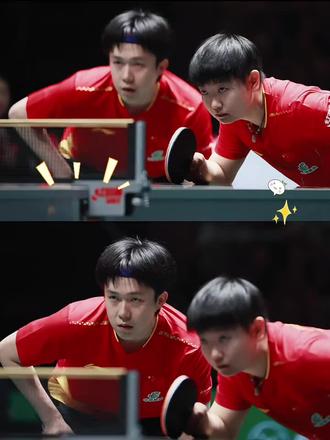 经典名场面#国乒 孙颖莎王楚钦