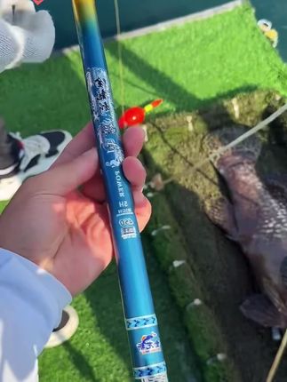 金龙斩新品轻量版大物竿19调鱼竿#钓鱼高手 #钓鱼装备 #鱼竿