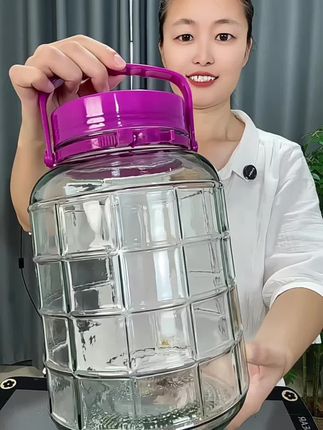 加厚泡菜泡酒玻璃密封罐 #泡菜坛子 #泡菜坛