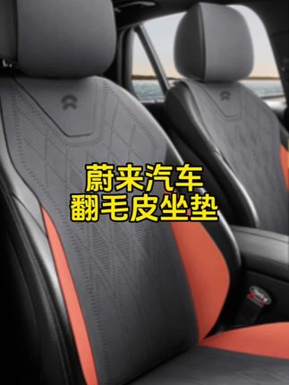 蔚来ec6专用坐垫et5t et5 es8 et7四季座套翻毛皮坐垫es6座椅套