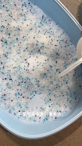 喵旋律水晶猫砂,小猫刨底嘘嘘也不怕!#萌宠出道计划 #喵旋律 #水晶猫砂 #猫砂