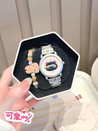 谁还没有个耳机猫啦🎧🐈诡秘诡秘跟我一起戴同款猫咪手表好吗🥹 #手表 #闺蜜 #原创设计 #礼物 #这也太可爱了吧