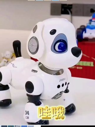智能机器狗儿童玩具益智男孩宝宝女电动声控可编程遥控走路机器人#机器狗 #机器人 #机器人编程 #机器人变形玩具 #抖音好物