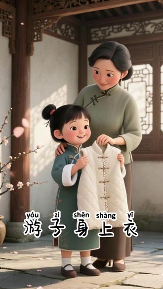 第82集:每天轻松读古诗 #游子吟孟郊 #唐诗 #启蒙早教 #五年级语文