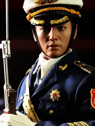 凯迪威1:20三军仪仗队兵人模型仿真玩具收藏指挥阅兵纪念套装摆件#推荐视频上热门