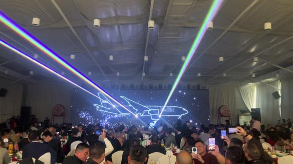 联邦快递2026年度盛典 开场激光雕刻➕绕场